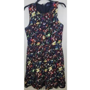 Gap Dress Womens Size 8 Dress Black Splatter Print Dress Classic Streetwear Punk
